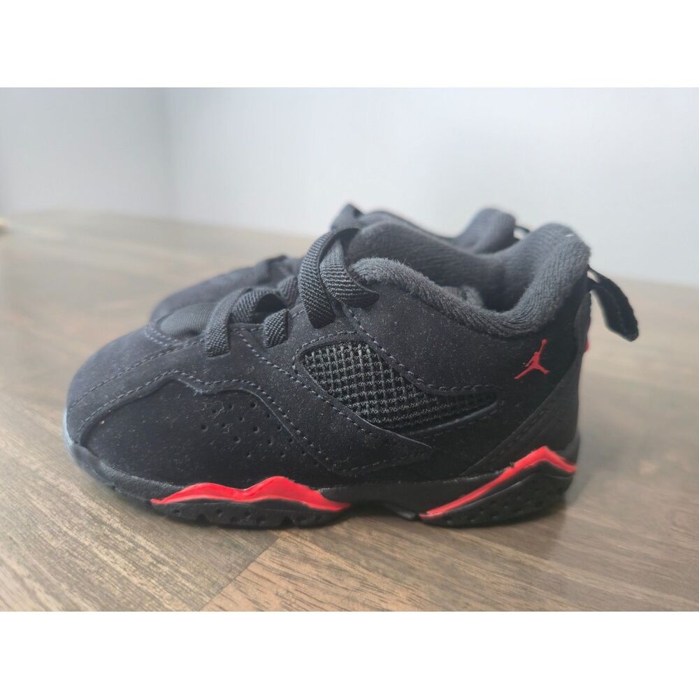 Jordan MVP 92 (TD) Toddler Sneakers - Size 7c, Black/Infrared Colorway, New